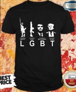 Vip LGBT Liberty Guns Bolso Naso Trump Shirt