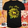 Vip Womens Pug Mom Sunflower Shirt