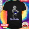 Baby Groot Hug Heart American Flag Back The Blue Shirt