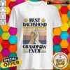 Best Dachshund Grandpaw Ever Vintage Retro Shirt