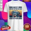 Best Golden Retriever Dad Ever Vintage Shirt