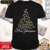 First Christmas As Mrs. Johnsson Tree Light Shirt