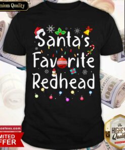 Good Santa’s Favorite Redhead Christmas Shirt