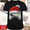 Good Video Game Controller Santa Hat Christmas Shirt