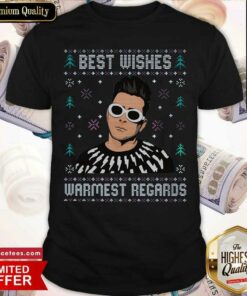Hot Best Wishes Warmest Regards David Ugly Christmas Shirt