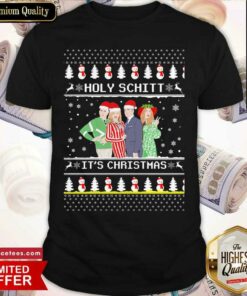 Hot Schitt Creek Holy Schitt It’s Christmas Shirt