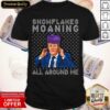 Hot Snowflakes Moaning All Around Me Christmas Shirt