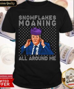 Hot Snowflakes Moaning All Around Me Christmas Shirt