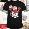 Official Basketball Snowman Christmas Shirt