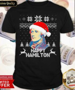 Official Happy Hamilton Ugly Christmas Shirt