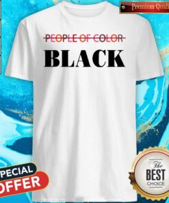 Premium People Of Color Black Shirt