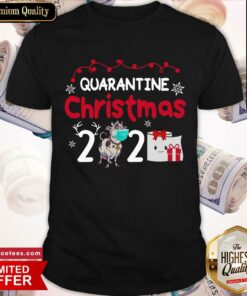 Premium Quarantine Christmas Cow Mask Toilet Paper 2020 Shirt