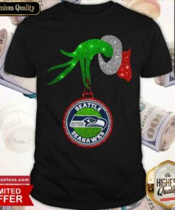 Top Grinch Hand Holding Seattle Seahawks Christmas Shirt