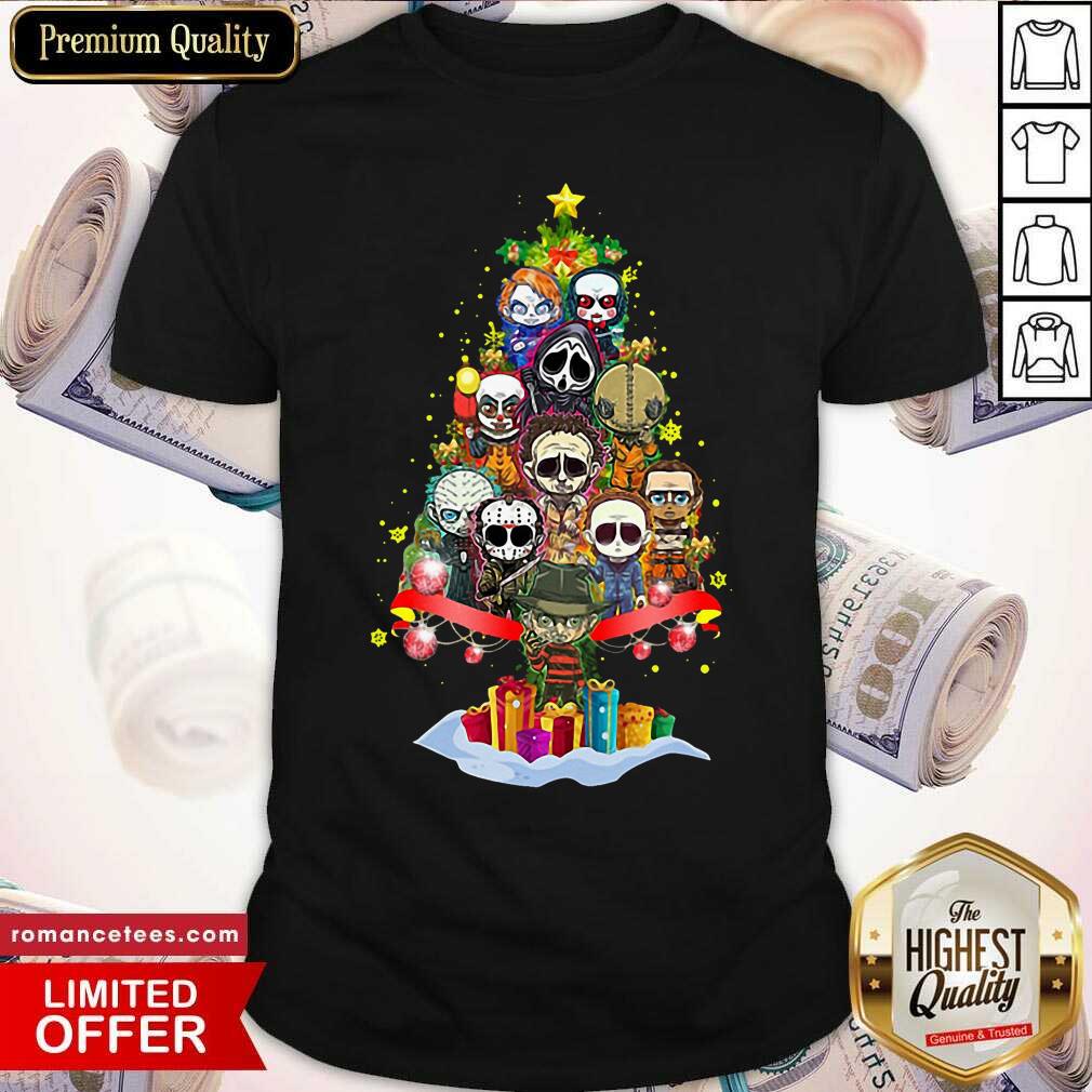 Top Horror Christmas Halloween Character Shirt Top Horror Christmas Halloween Character Shirt