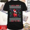 Top Imposter Santa Seems Sus To Me Among Us Ugly Christmas Shirt