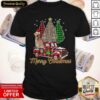 Top Santa Dog Merry Christmas Tree Shirt
