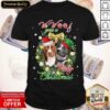 We Were You A Merry Christmas Pitbull Dog Funny Sweat Shirt